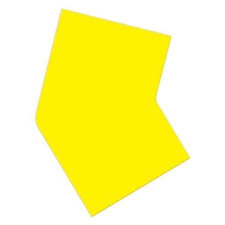 Ergomat DuraStripe Mean Lean 2in 45 degrees Angle Corners Yellow, 75PK DSML-C2-Y-45Angle-KIT